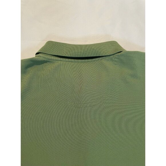 Greg Norman Men's Polo Golf Shirt Short Sleeve Athletic Sportswear Green L - Picture 9 of 9